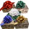 Gold, White, Green, Blue, Red Pull Bows for Gifts - 9" Wide, Set of 5, Christmas, Presents, Gift Basket, Birthday, Holiday Embellishments, Office, Fundraiser, Wreath, Swag, Easter